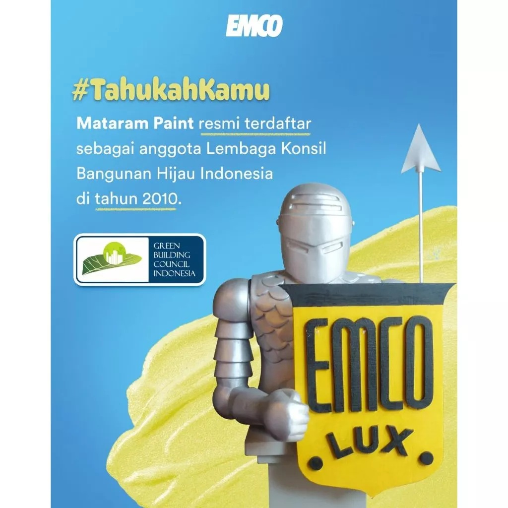 Gal-3 Emco Lux – Cat Kayu dan Besi